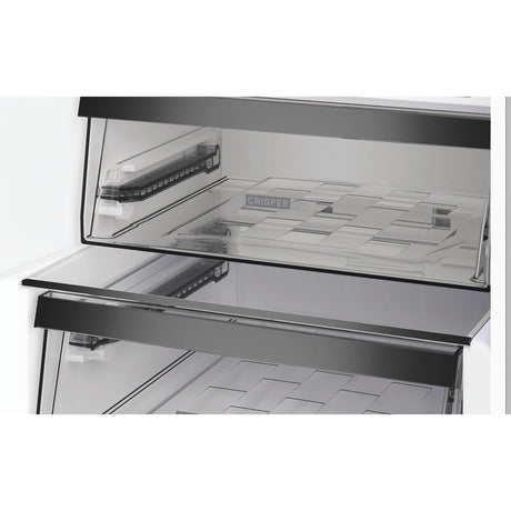 Réfrigérateur combiné - WHIRLPOOL - WHK26402XP4E - 355 L - Dual NoFrost - 6e sens - Porte bouteille - 203.5x59.5x66.3 - Inox