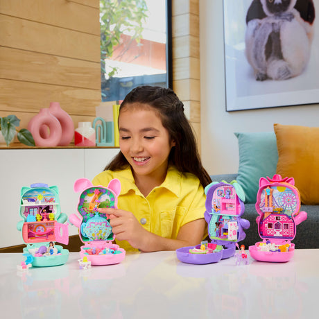 Polly Pocket-Coffret Poney Rodéo-Jouet De Voyage - 4 ans+- JCR39