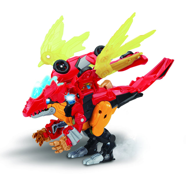 VTECH - SWITCH & GO DINOS COMBO - DRAGOREX, LE MÉGA DRAGON 2 EN 1 - Multicolore