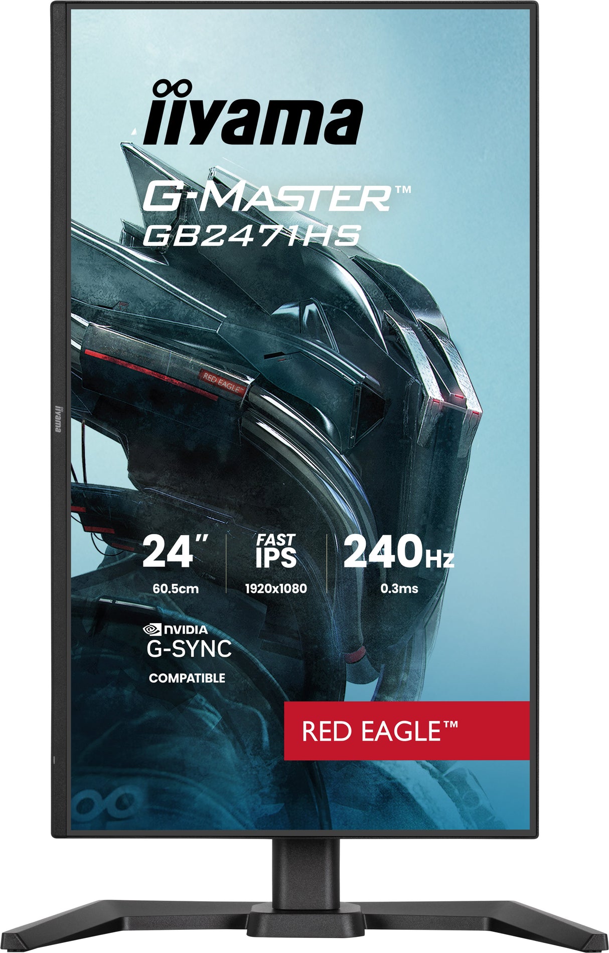 Ecran 24" Iiyama G-Master Red Eagle GB2471HS-B1 Full HD 240Hz (Noir)
