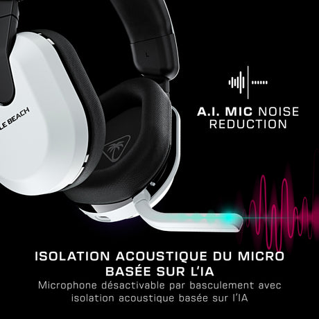Casque de gaming multi-plateforme sans fil - TURTLE BEACH - Stealth™ 600 PS (Gen 3) - Blanc