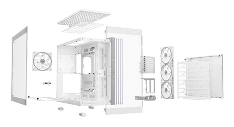 Boitier Grand Tour E-ATX be quiet! Light Base 900 DX RGB avec panneaux vitrés (Blanc)
