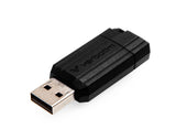 Clé USB 2.0 Verbatim PinStripe - 16Go (Noir)