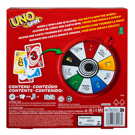 Jeu de cartes - MATTEL GAMES - UNO Wizz - Roue interactive - a partir de 7 ans - Mixte