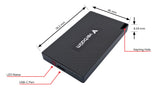 Disque SSD externe - VERBATIM - Metal Mini - 512 Go