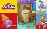 PlayDoh Mes Glaces Arc-en-Ciel, Pâte a modeler, Machine a Creme Glacée factice, 5 pots de 56 g  et accessoires, des 3 ans