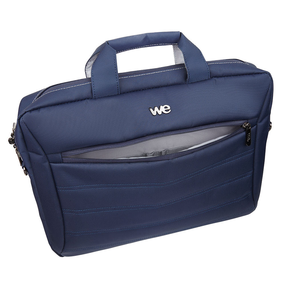 SACOCHE WE 15,6, NYLON, BLEU DESIGN WE V2