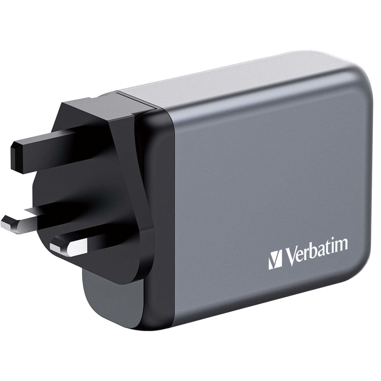 Chargeur secteur Verbatim GNC 2x ports USB-A + 2x ports USB-C 100W (Noir)