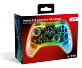 Konix - Manette sans fil Crystal Nintendo Switch, Switch OLED, PC et PS4