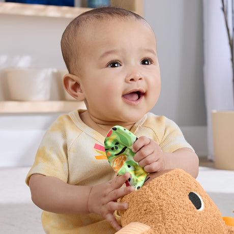 Fisher-Price-Mon Capybara Câlins-Peluche Anneau De Dentition Et Hochet - Des 3 mois- HYR54