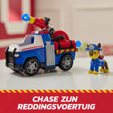 Figurine Chase - Véhicules + 2 projectiles - des 3 ans - Fire Rescue - La Pat'Patrouille