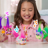 Furby DJ Furblets Berry-Cup-Cake, Mini peluche électronique, jouet pour enfant, 45 sons et musiques, des 6 ans