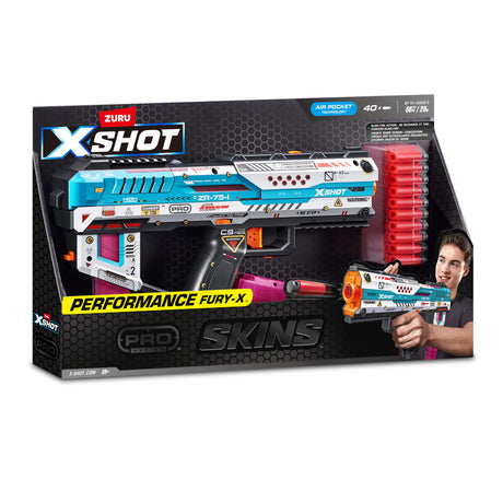 Pistolet - ZURU XSHOT - Pro Fury-X - 40 fléchettes