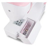Machine a Coudre - MEDION - SM 60 - 62W - 24 Points + Points Doubles - 700 tr/min - LED - Rose