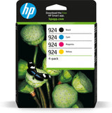HP 924 Cartouche Encre Authentique Pack de 4 cyan, magenta, jaune, noir