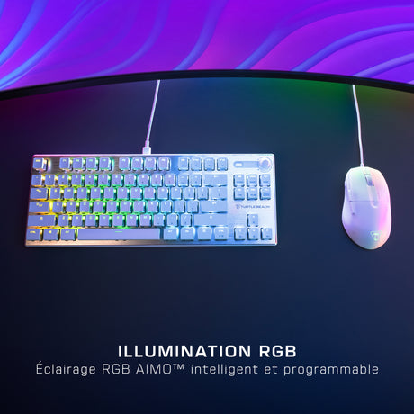 Souris gaming sans fil ultra légere - TURTLE BEACH - Pure SEL - Blanche