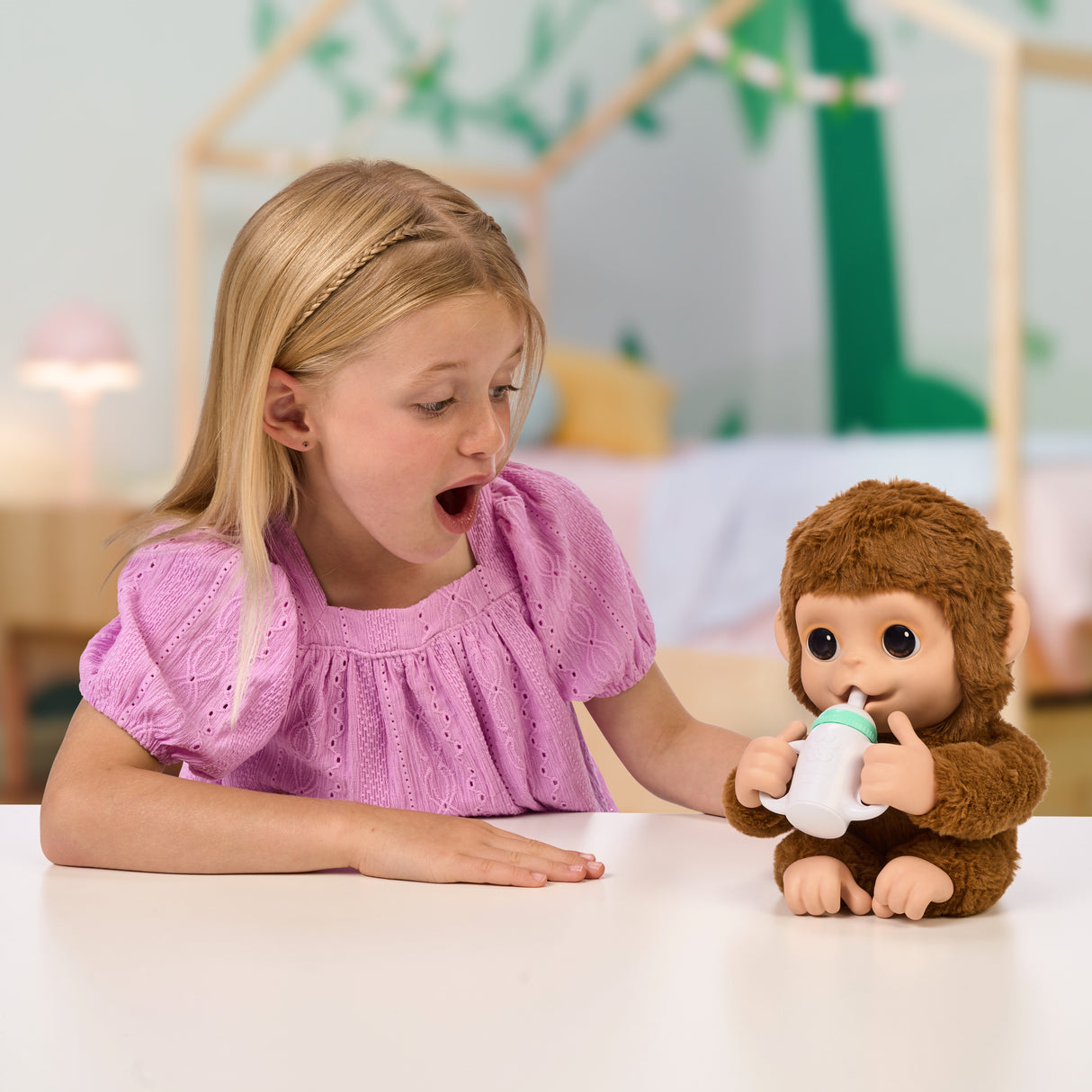 Mon Bébé Singe - MOOSE TOYS - LITTLE LIVE PETS - Singe interactif avec accessoires