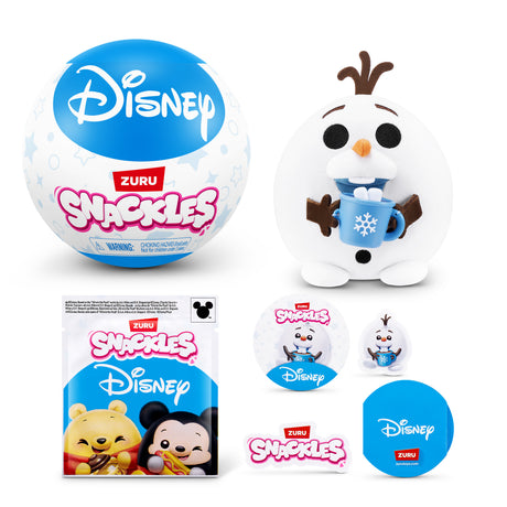 Capsule surprise - Peluche - ZURU - Snackles Disney - Modele aléatoire -13 cm - Des 3 ans