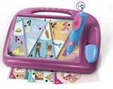 Clementoni - Pupitre Princesses Disney - Jeu éducatif - Découvre les formes, les couleurs, les chiffres, l'espace et les dimensions