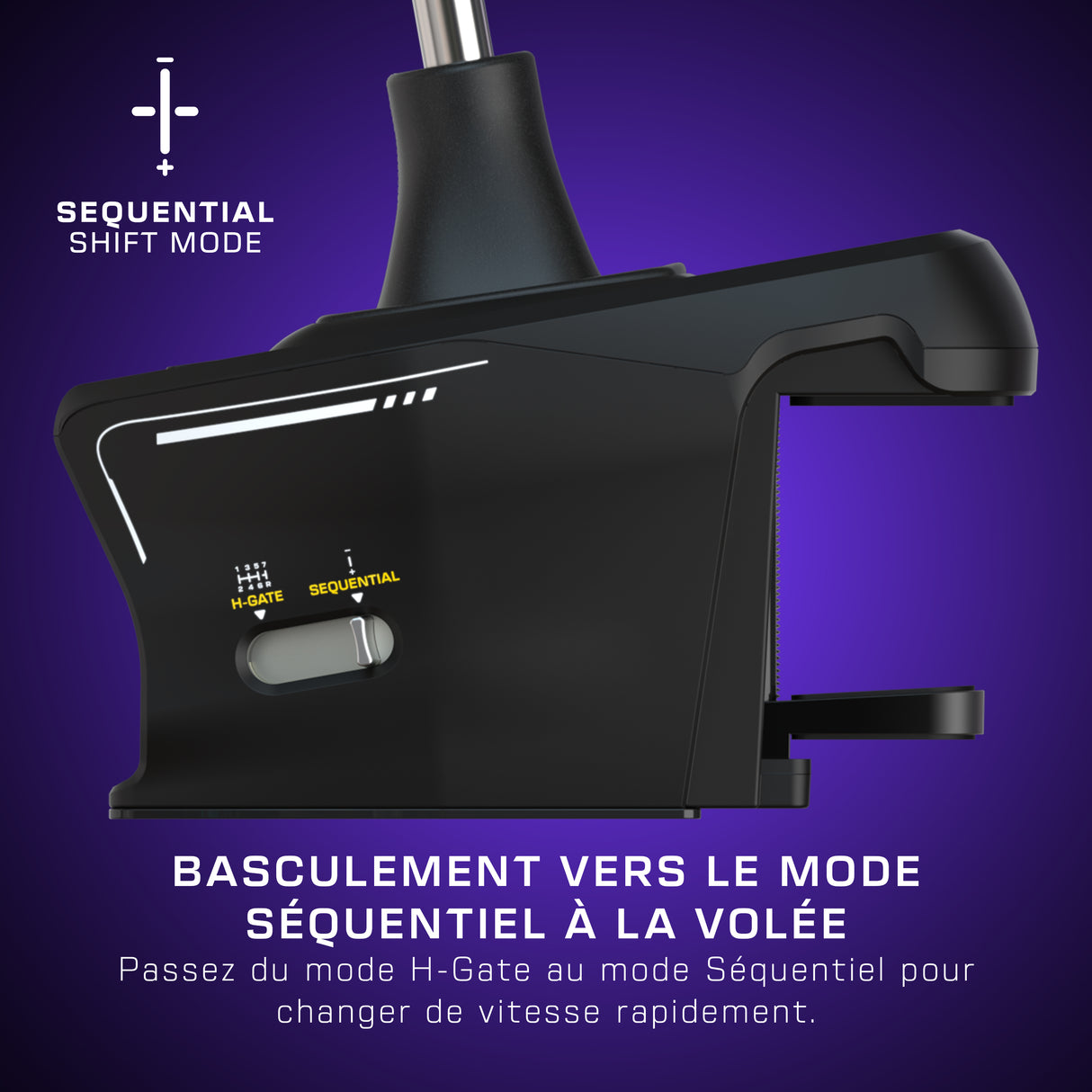 Levier de vitesse et frein a main universel - TURTLE BEACH - TBS-0001-05 - VelocityOne™ Multi-Shift - Noir