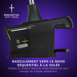 Levier de vitesse et frein a main universel - TURTLE BEACH - TBS-0001-05 - VelocityOne™ Multi-Shift - Noir