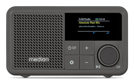 Mini Radio - MEDION - DAB/FM - Mono 2W RMS - Gris