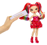 Rainbow High - Poupée Mannequin Be Dazzling - Vivienne Rouge - 28 cm - Pierres précieuses scintillantes et accessoires inclus