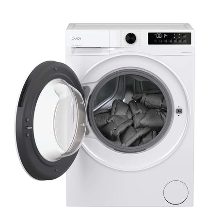 Lave-linge hublot CANDY GD 412L10-S ProWash 300 - 12 kg - 1400 trs/mn - Induction - Vapeur - Classe A -40% - Blanc