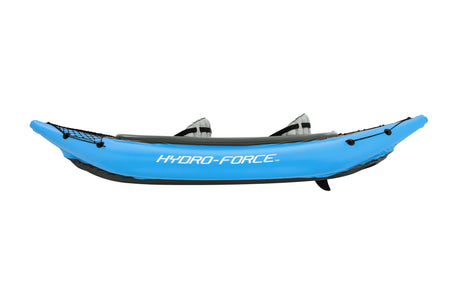 Kayak gonflable - BESTWAY - Cove Champion X2 Hydro-Force - 331x88cm - 2 places - 180kg max - 2 pagaies, 2 ailerons amovibles +
