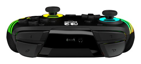 Manette de jeu - Nintendo Switch 2 - Afterglow Wave - RGB - Sans fil - Noir - Turtle Beach