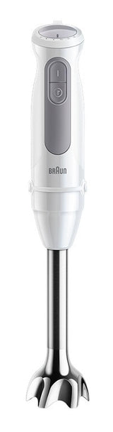 Mixeur plongeant - BRAUN - MultiQuick 5 - 1000 W - 21 vitesses - Gobelet 600 ml - Mini hachoir - Fouet - Blanc