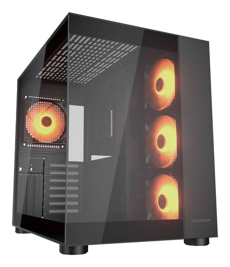 Boitier Moyen Tour ATX Cougar FV150 RGB avec panneaux vitrés (Noir)