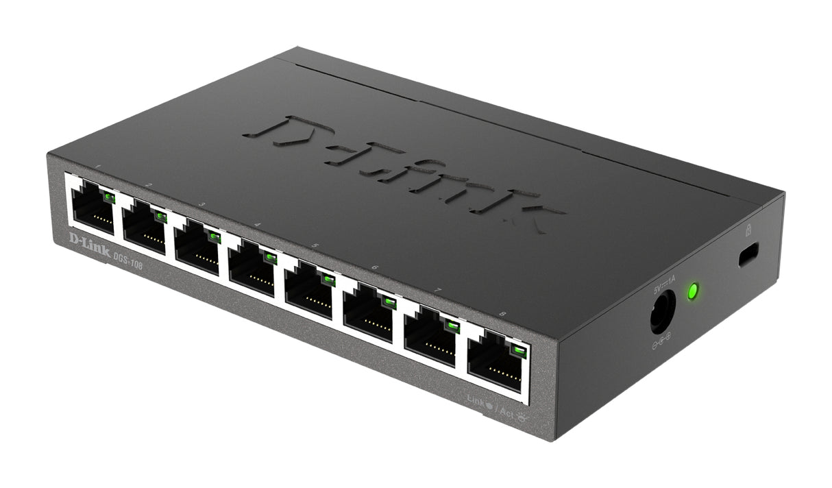D-Link Switch 8 ports gigabit DGS108