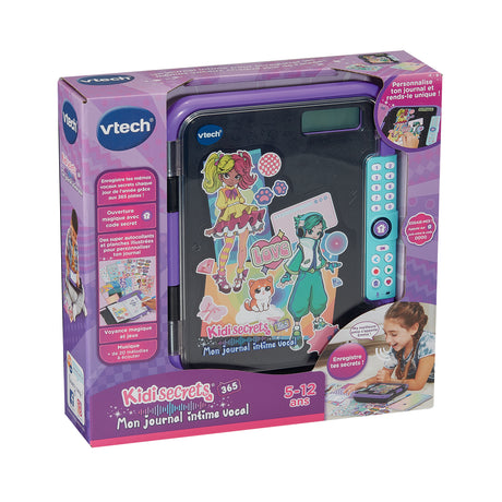 KIDISECRETS 365 - MON JOURNAL INTIME VOCAL (NOIR)