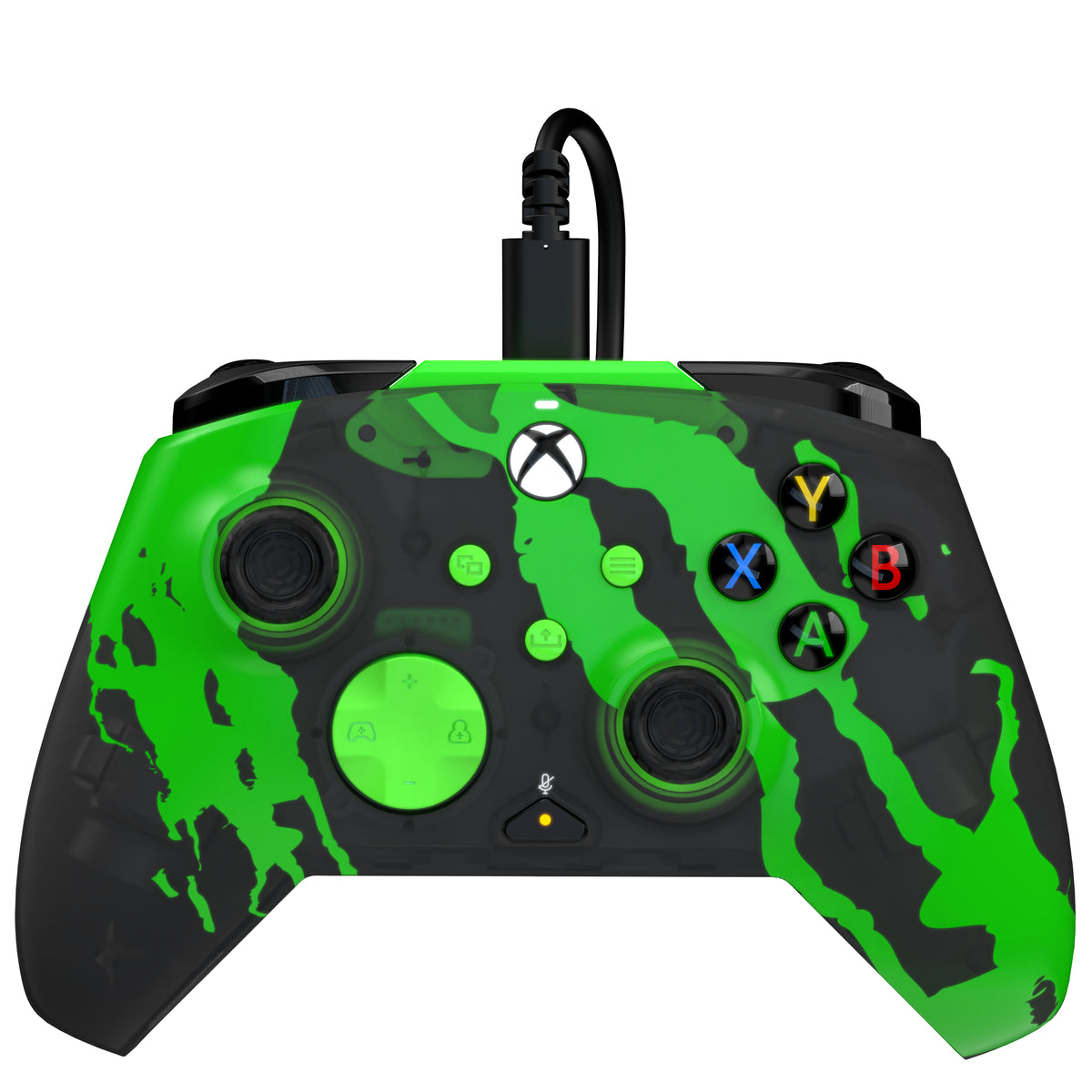 Manette de jeu - Xbox - Rematch Glow Advanced - Filaire - Jolt Green - PDP