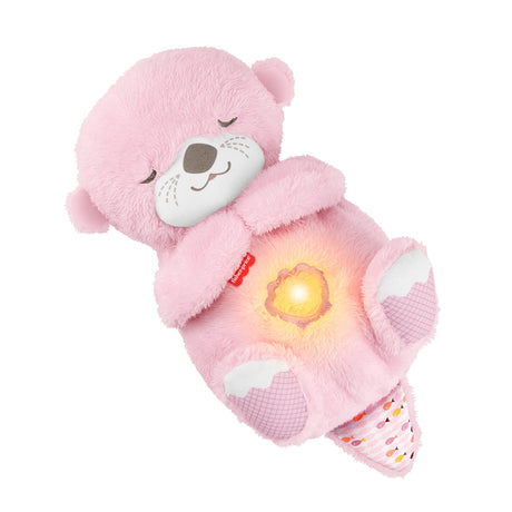 Fisher-Price - Ma Loutre Câlins Bonne Nuit - Peluche et veilleuse - Rose - Fisher-Price - JLJ33