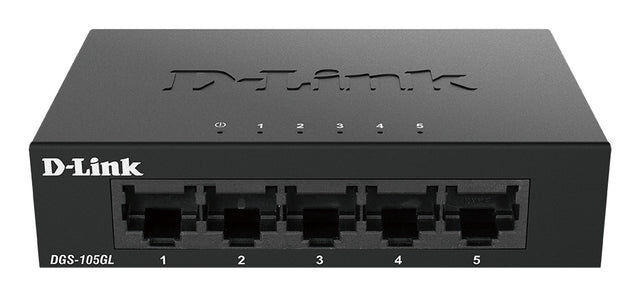 Switch 5 ports Gigabit - Métallique, connecteurs plastique - DLINK - DGS-105GLE