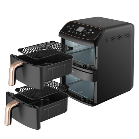 Friteuse sans huile COSORI - Turbo Tower Pro Smart Compact - Capacité 8,6L - 5 programmes - 2630W - Noir