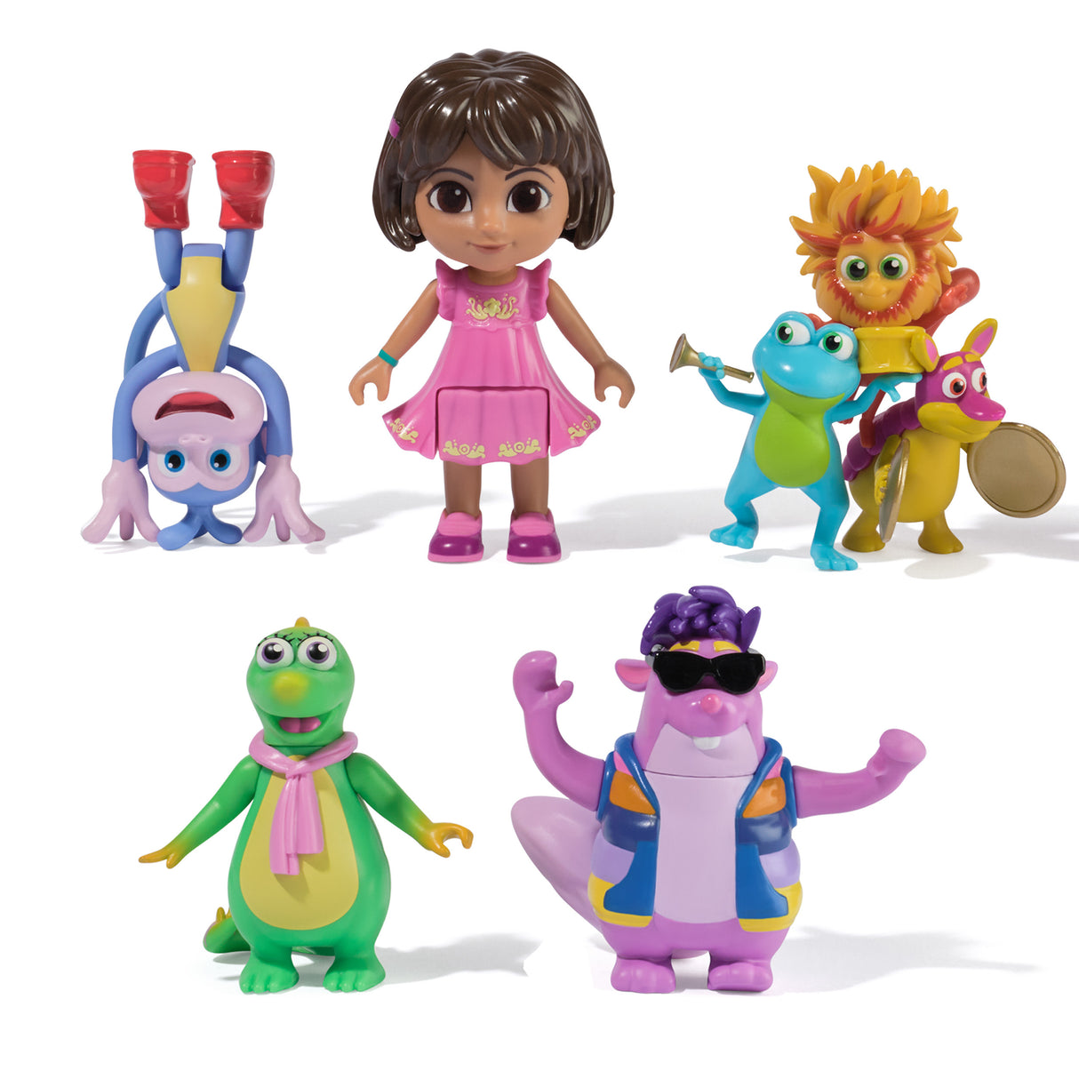 Dora - Coffret amis fantastiques - 5 Figurines - des 3 ans - Dora l'exploratrice