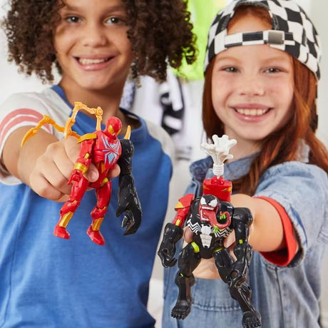 MixMashers Venom Deluxe, figurine 12 cm personnalisable a mélanger et combiner avec accessoires, Marvel, des 4 ans