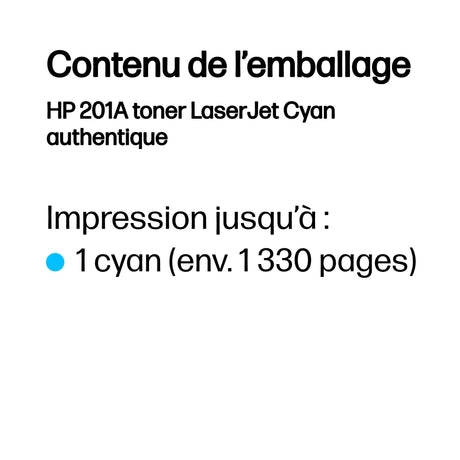 Cartouche d'encre Hp TONER 201 A CYAN