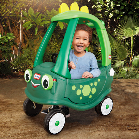 Cozy Coupe - Little Tikes - Dinosaure - Portes, Klaxon et Plancher a retirer - Des 18 mois