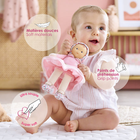 Doudou - Corolle - Miss Ballerine - 25 cm - Doux - Senteur de vanille