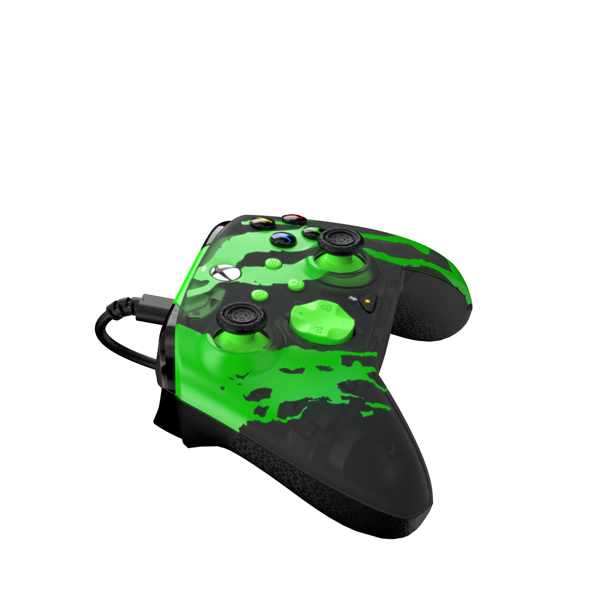 Manette de jeu - Xbox - Rematch Glow Advanced - Filaire - Jolt Green - PDP