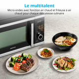 Four micro onde MEDION MD 11499 - Fonction friture a air chaud