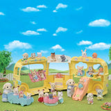 SYLVANIAN FAMILIES 5744 - Le bus et sa cour de récréation