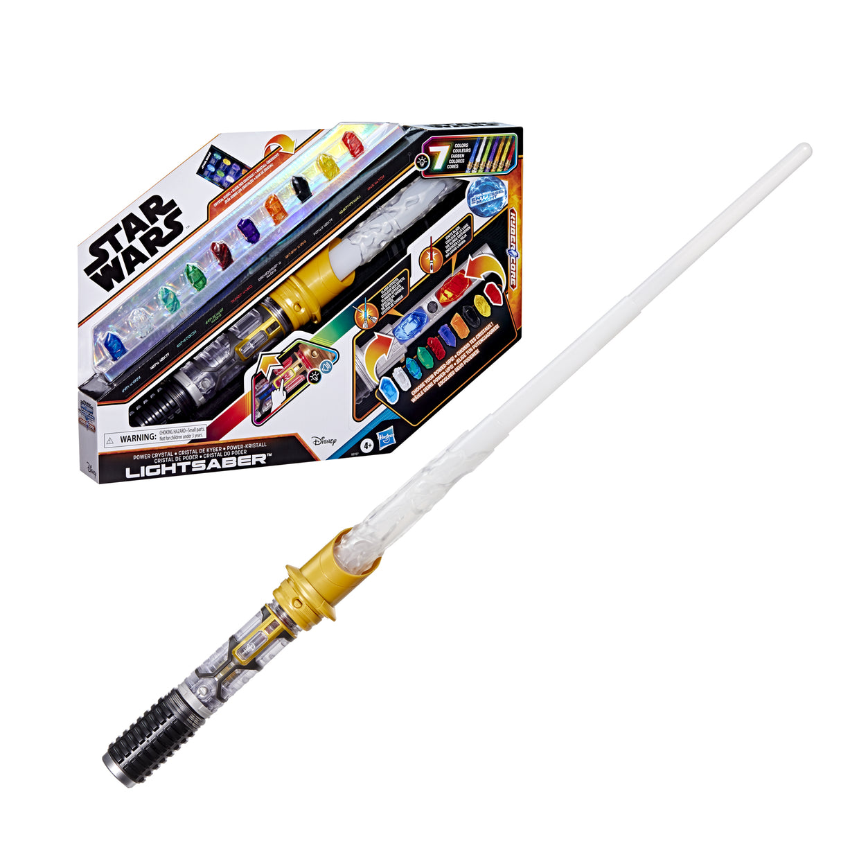 Star Wars Sabre laser Cristal Kyber, jouets Star Wars pour enfants, des 4 ans