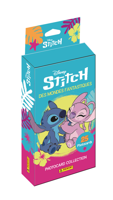 Blister - PANINI - STITCH PHOTOCARDS - 4 pochettes + 1 offerte - 25 cartes
