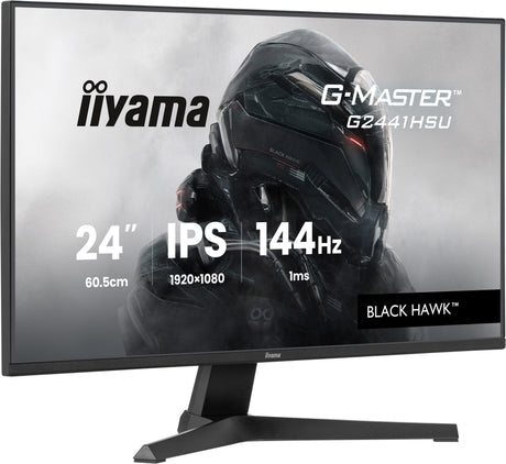 Ecran PC Gamer - IIYAMA - 24'' - FHD - 144Hz - Dalle IPS - 1ms - G-Master G2441HSU-B1