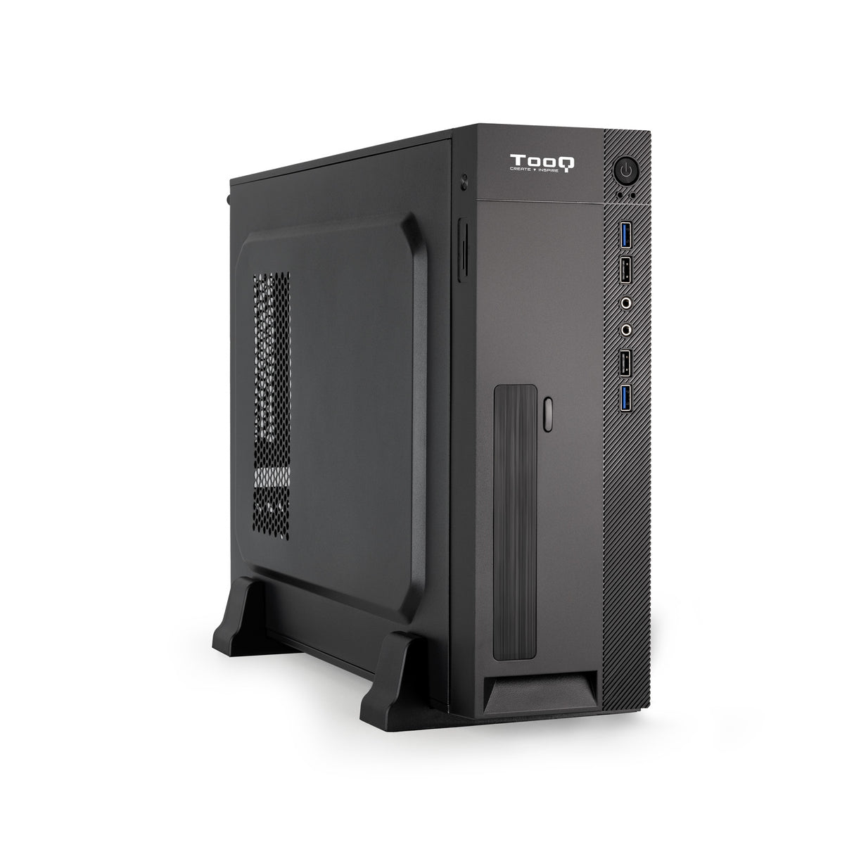Boitier Mini Tour Micro ATX TooQ TQC-3008U3C + Alimentation 500W (Noir)